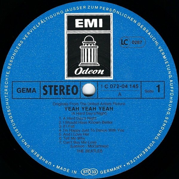 The Beatles - Yeah! Yeah! Yeah! - A Hard Day's Night - Originals From The United Artists Picture (LP)