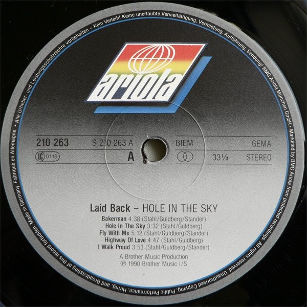Laid Back - Hole In The Sky (LP)