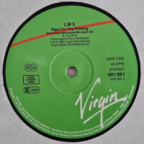 LW 5 - Ripe For The Picking (12'')