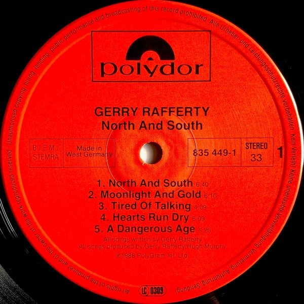 Gerry Rafferty - North &amp; South (LP)