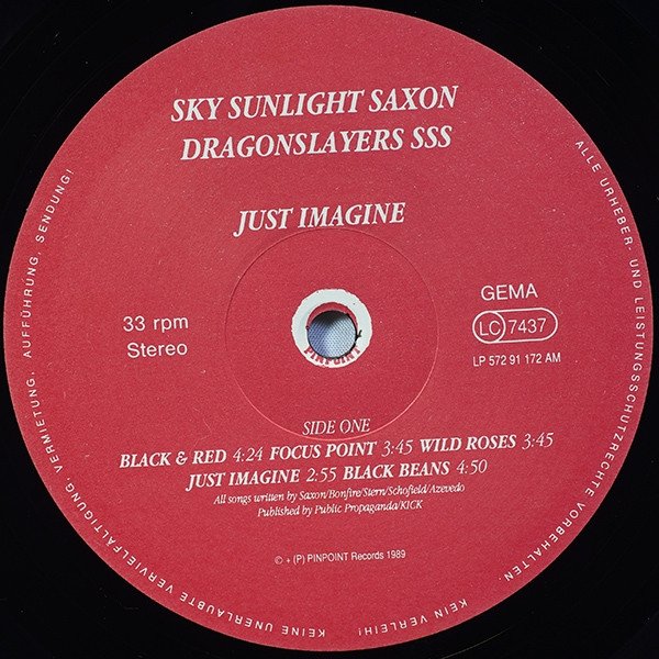 Sky Sunlight Saxon Dragonslayers SSS - Just Imagine (LP)