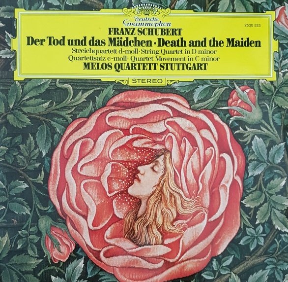 Franz Schubert, Melos Quartett Stuttgart - Der Tod Und Das Mädchen • Death And The Maiden (Streichquartett D-Moll • String Quartet In D Minor) / Quartettsatz C-Moll • Quartet Movement In C Minor (LP)