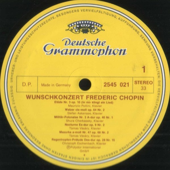 Frédéric Chopin - Das Wunschkonzert (LP)