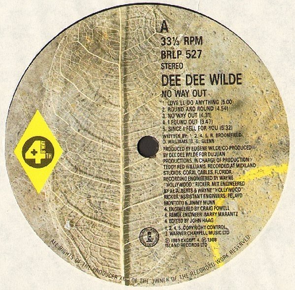 Dee Dee Wilde - No Way Out (LP)