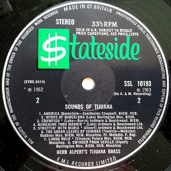 Herb Alpert's Tijuana Brass - Sounds Of Tijuana (LP)