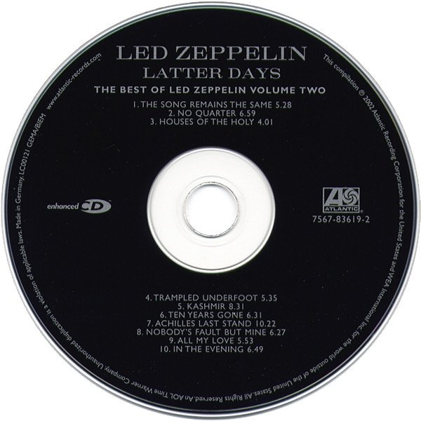 Led Zeppelin - Latter Days: The Best Of Led Zeppelin Volume Two (CD)
