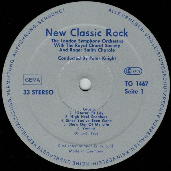 The London Symphony Orchestra With The Royal Choral Society - New Classic Rock (LP)