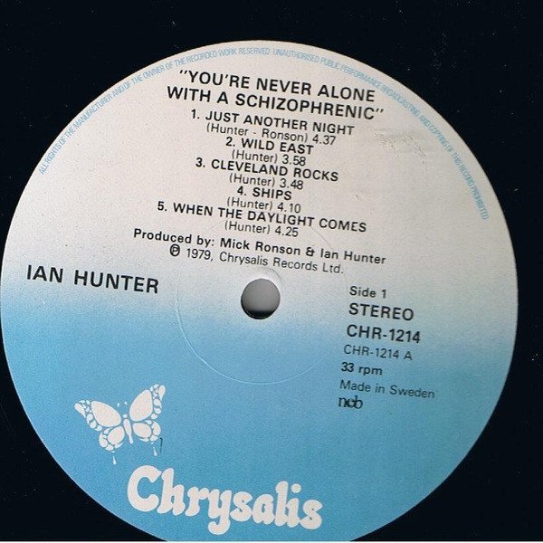 Ian Hunter - You're Never Alone With A Schizophrenic (LP)