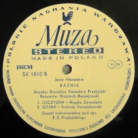 Jerzy Afanasjew, Bronisław Kazimierz Przybylski - Baśnie (LP)