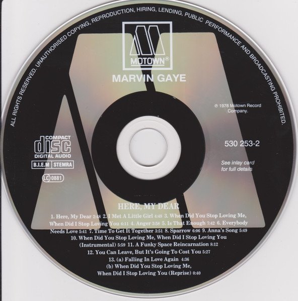Marvin Gaye - Here, My Dear (CD)