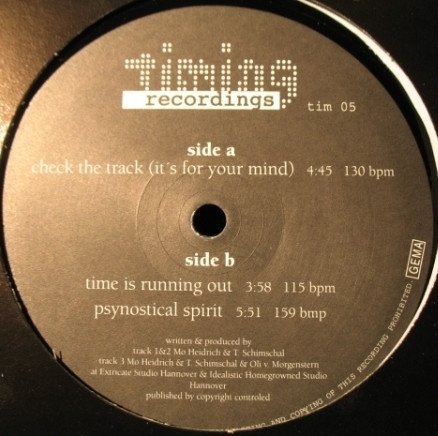 Psynostics - Check The Track (12'')