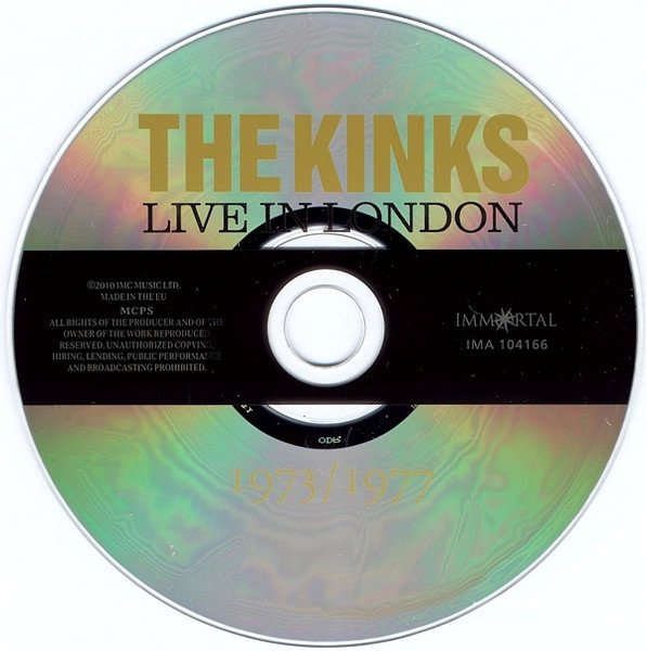 The Kinks - Live In London 1973/1977 (CD)