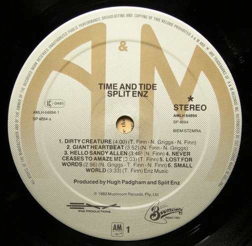 Split Enz - Time And Tide (LP)