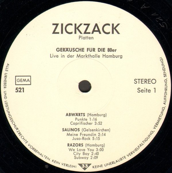 Geräusche Für Die 80er (LP)