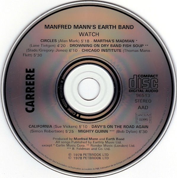 Manfred Mann's Earth Band - Watch (CD)