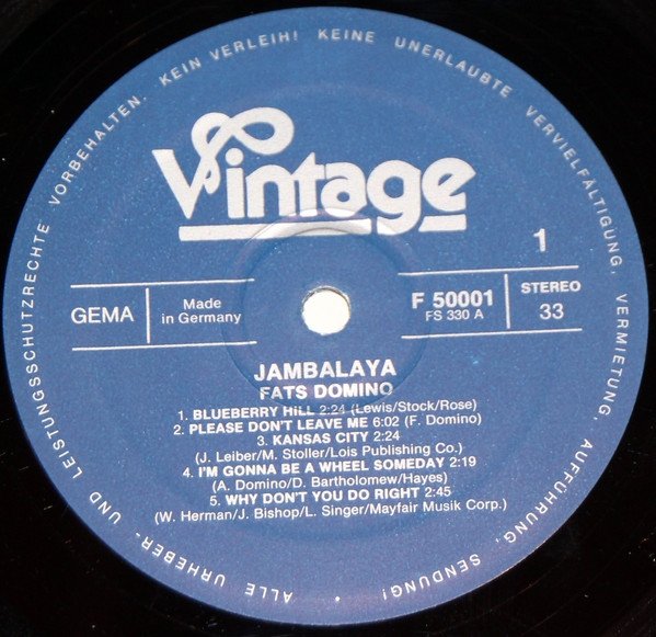 Fats Domino - Jambalaya (LP)