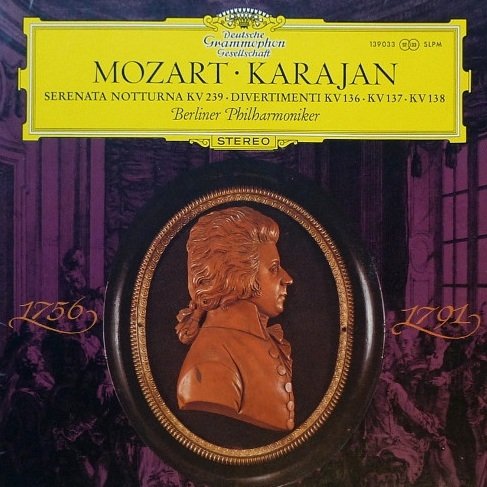 Mozart / Karajan / Berliner Philharmoniker - Serenata Notturna, Divertimenti (LP)