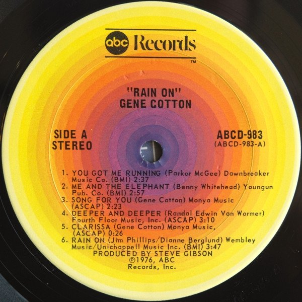 Gene Cotton - Rain On (LP)