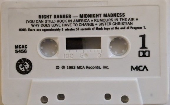 Night Ranger - Midnight Madness (MC)