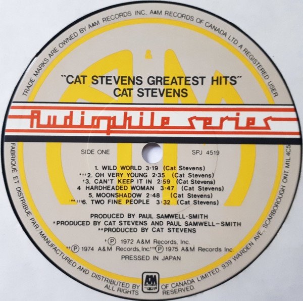 Cat Stevens - Greatest Hits (LP)