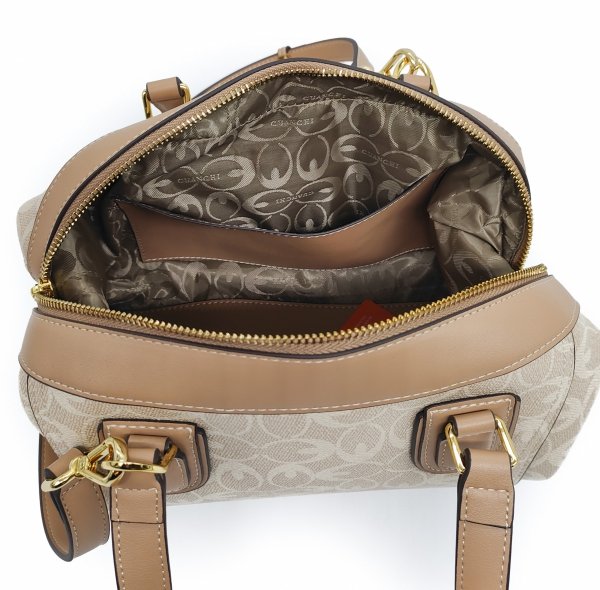 Kuferek crossbody GUANCHI torebka beżowa jasna