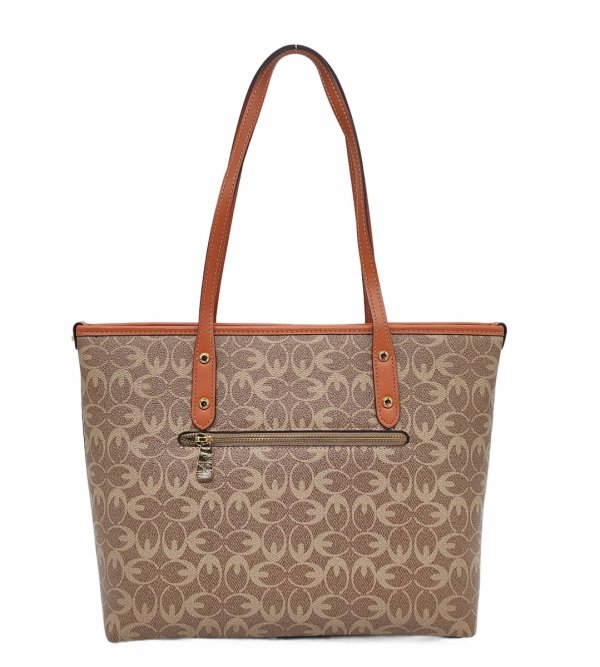 Torebka Shopper GUANCHI brązowa nowość