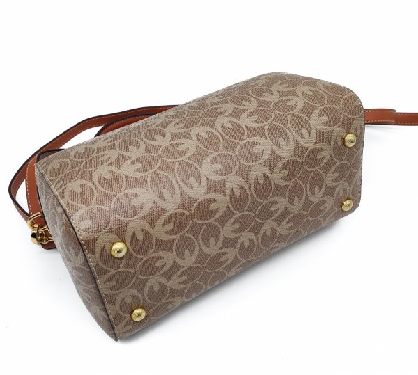 Torebka kuferek crossbody GUANCHI brązowa