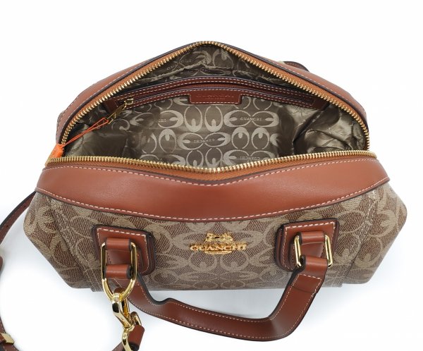 Kuferek crossbody GUANCHI torebka brązowa