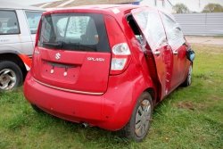 Zamek drzwi tył prawy Suzuki Splash 2009 1.0i K10B Hatchback 5-drzwi