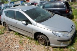 Drzwi Tył Lewe Peugeot 407 2007 2.0HDI Kombi (gołe drzwi bez osprzętu)