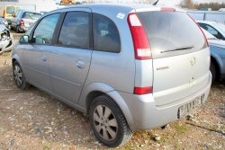 Drzwi Tył Lewe Opel Meriva A 2003 1.6i Minivan (gołe drzwi bez osprzętu) [rysy, delikatne wgniecenia]