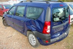 Drzwi tył lewe Dacia Logan I MCV 2008 (2006-2009) Kombi (OV61A)
