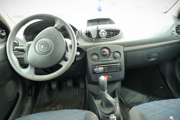 Lusterko lewe Renault Clio III 2008 Hatchback 5-drzwi (kod lakieru: OV727 - RED BRISK BC)