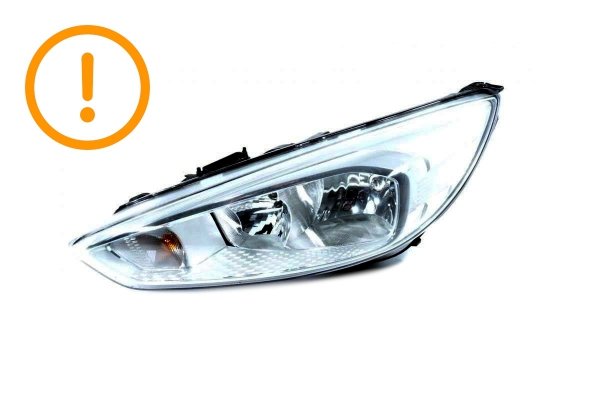 Reflektor lewy Ford Focus MK3 Lift 2014-2018 Hatchback 5-drzwi