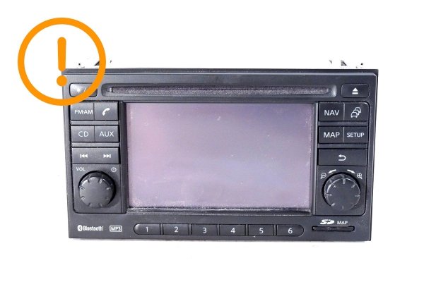 Radio z nawigacją Nissan Note E11 LIFT 2011 (2009-2012)  Hatchback 5-drzwi 