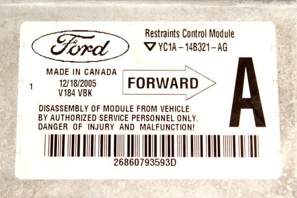 AIRBAG PODUSZKA SENSOR FORD TRANSIT 00-06