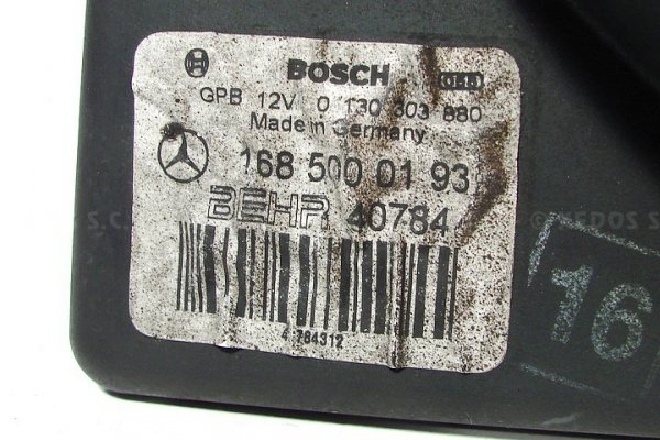 WENTYLATOR WODY MERCEDES A-KLASA 99 1.7CDI