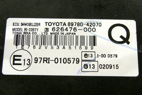 Komputer silnika stacyjka Toyota Rav4 XA20 2005 2.0D4D