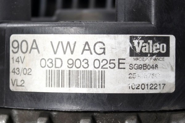 Alternator VW Polo 9N 2001-2009 1.2i 12V (90A)