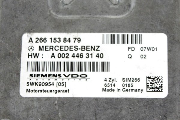 Komputer sterownik silnika Mercedes A-klasa W169 2007 1.5i