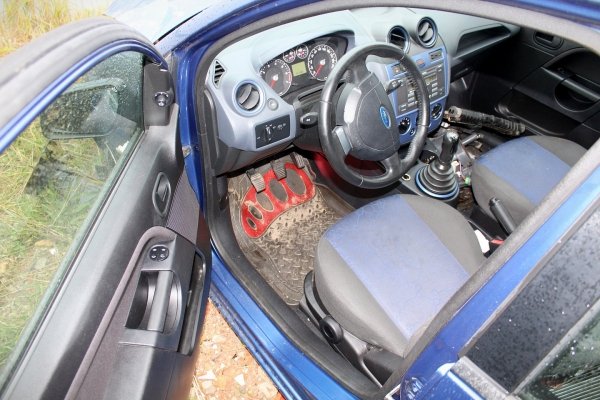 Fotel Prawy Pasażera Ford Fiesta MK6 Lift 2008 1.3i Hatchback 5-drzwi