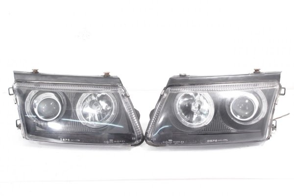 _Reflektor lewy prawy VW Passat B5 1996-2000 (ringi, soczewka)