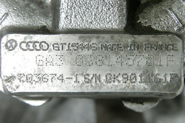 Turbosprężarka VW Polo 6KV 1994-2001 1.9TDI