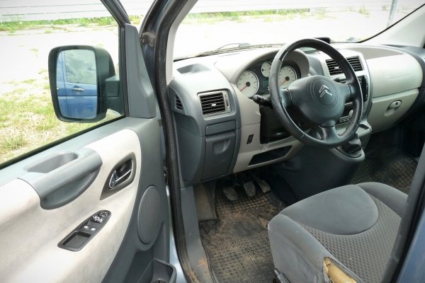 Szyba drzwi przesuwnych tył prawa karoseryjna Citroen Jumpy II 2007 Bus 