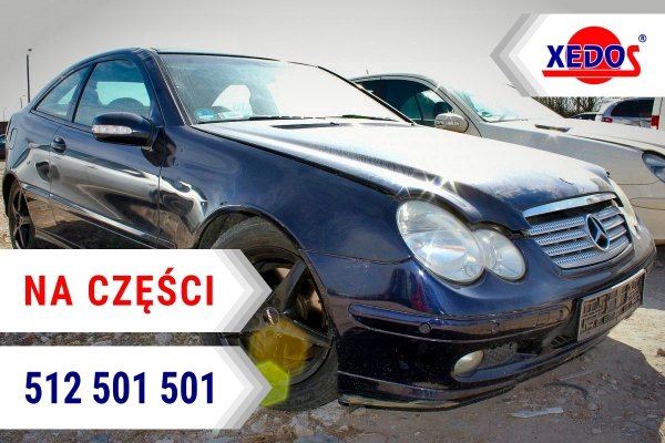 _Atrapa grill Mercedes C-klasa W203 2003 Sportcoupe 