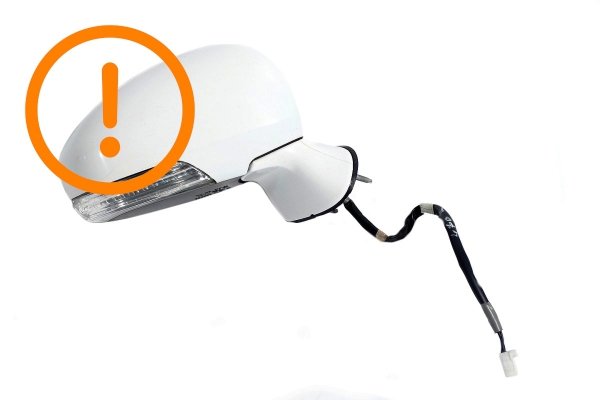 Lusterko prawe Toyota Avensis T27 2009 Sedan (kod lakieru: 040, 7-PIN)