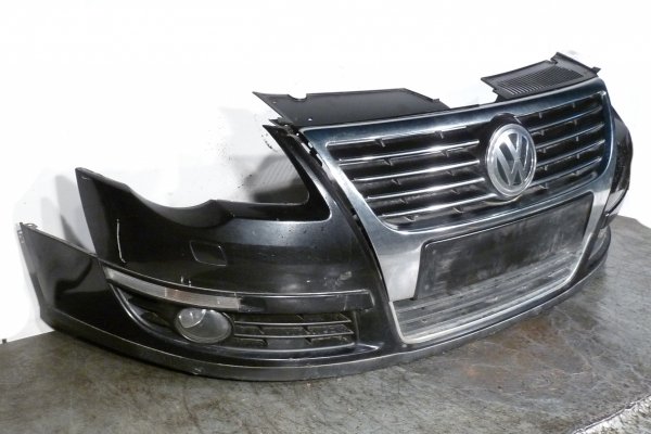 Zderzak przód xenon komplet VW Passat B6 2007 Kombi  (kod lakieru: LC9X)