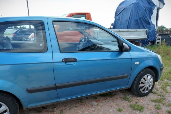Lusterko lewe Hyundai Getz TB 2005 (2002-2005) Hatchback 3-drzwi (Kod lakieru: XU - SEA SIDE BLUE)