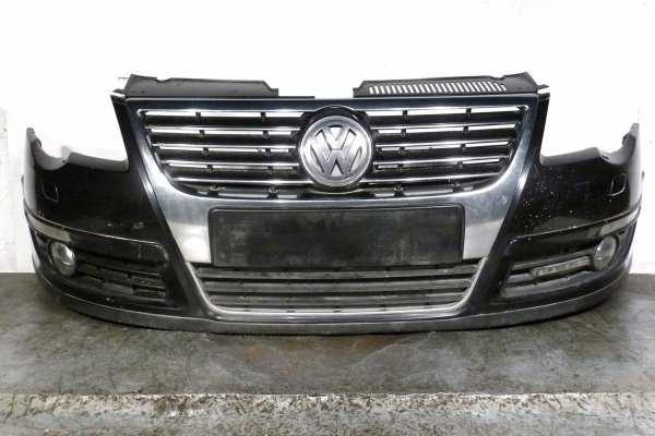 Zderzak przód xenon komplet VW Passat B6 2007 Kombi  (kod lakieru: LC9X)