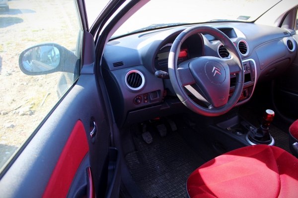 _Błotnik Przód Lewy Citroen C2 2006 1.4HDI Hatchback 3-drzwi [rysy, delikatne wgniecenia]
